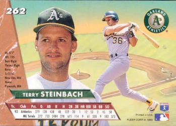 Terry Steinbach  baseball card collectible - Main Image 2
