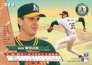 Bob Welch  baseball card collectible - Main Image 2