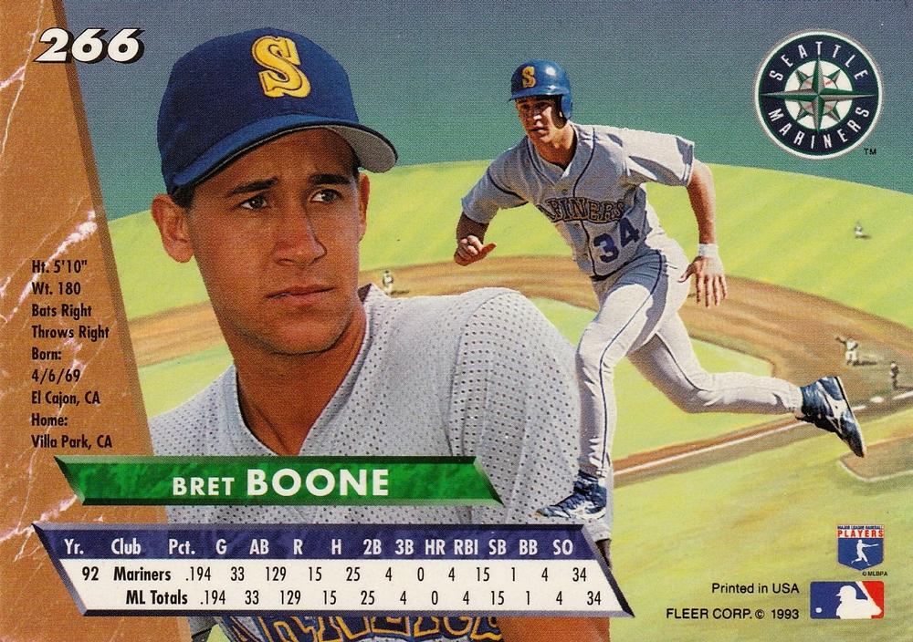 Bret Boone  baseball card collectible - Main Image 2