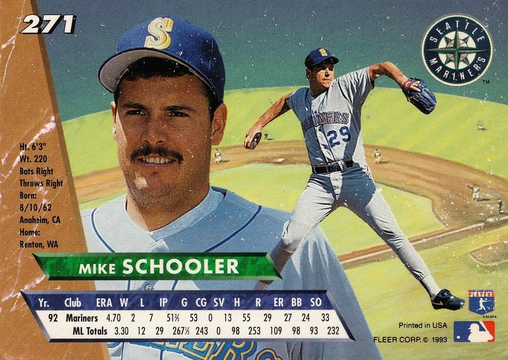 Mike Schooler  baseball card collectible - Main Image 2