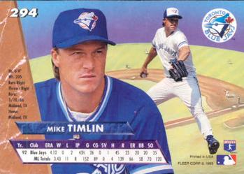 Mike Timlin  baseball card collectible - Main Image 2