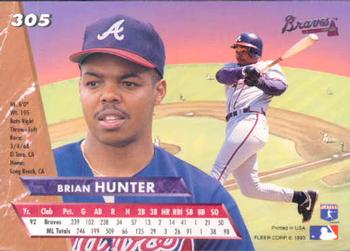 Brian Hunter  baseball card collectible - Main Image 2