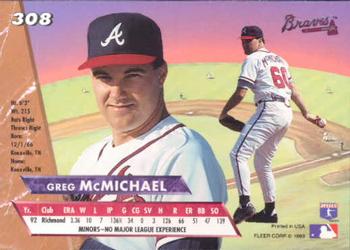 Greg McMichael  baseball card collectible - Main Image 2