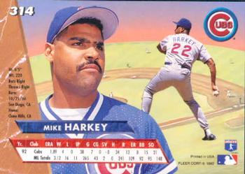 Mike Harkey  baseball card collectible - Main Image 2