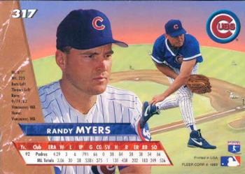 Randy Myers  baseball card collectible - Main Image 2