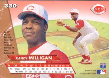 Randy Milligan  baseball card collectible - Main Image 2
