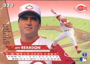 Jeff Reardon  baseball card collectible - Main Image 2
