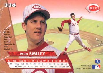 John Smiley  baseball card collectible - Main Image 2