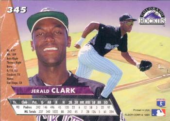 Jerald Clark  baseball card collectible - Main Image 2