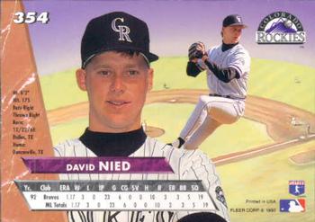 David Nied  baseball card collectible - Main Image 2