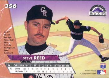 Steve Reed  baseball card collectible - Main Image 2