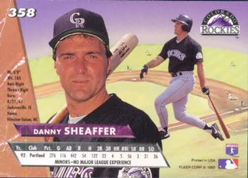 Danny Sheaffer  baseball card collectible - Main Image 2