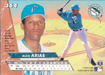 Alex Arias  baseball card collectible - Main Image 2