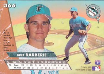 Bret Barberie  baseball card collectible - Main Image 2