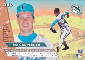 Cris Carpenter  baseball card collectible - Main Image 2