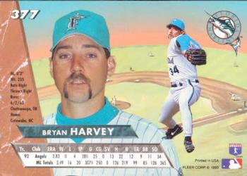 Bryan Harvey  baseball card collectible - Main Image 2