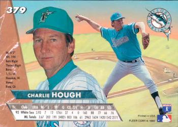 Charlie Hough  baseball card collectible - Main Image 2