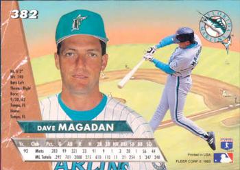 Dave Magadan  baseball card collectible - Main Image 2
