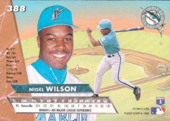 Nigel Wilson  baseball card collectible - Main Image 2