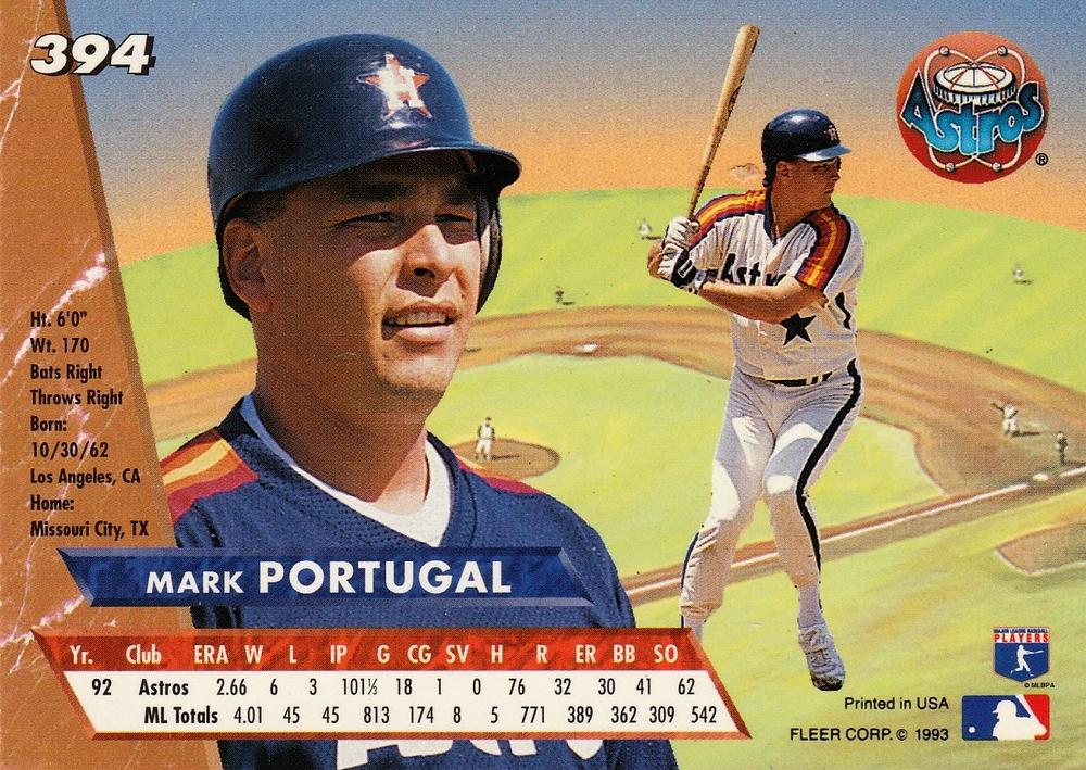 Mark Portugal  baseball card collectible - Main Image 2