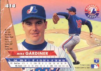 Mike Gardiner  baseball card collectible - Main Image 2