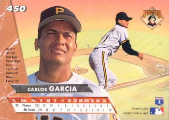 Carlos Garcia  baseball card collectible - Main Image 2
