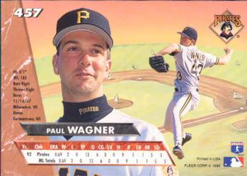Paul Wagner  baseball card collectible - Main Image 2
