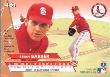 Brian Barber  baseball card collectible - Main Image 2