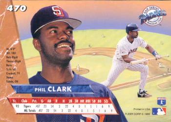 Phil Clark  baseball card collectible - Main Image 2
