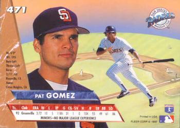 Pat Gomez  baseball card collectible - Main Image 2