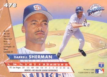 Darrell Sherman  baseball card collectible - Main Image 2