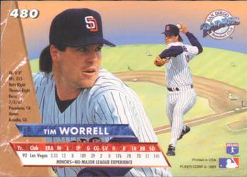 Tim Worrell  baseball card collectible - Main Image 2