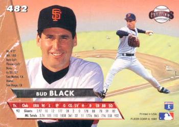 Bud Black  baseball card collectible - Main Image 2