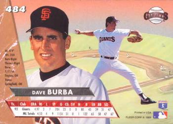 Dave Burba  baseball card collectible - Main Image 2