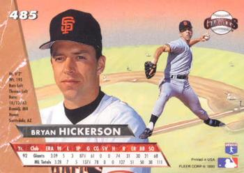 Bryan Hickerson  baseball card collectible - Main Image 2