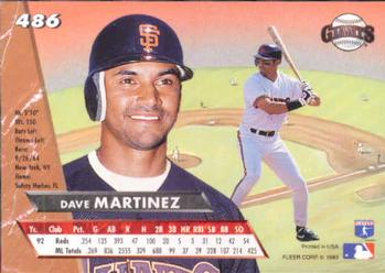 Dave Martinez  baseball card collectible - Main Image 2