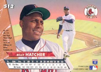 Billy Hatcher  baseball card collectible - Main Image 2