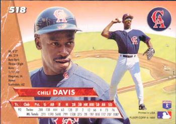 Chili Davis  baseball card collectible - Main Image 2