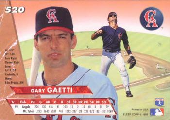 Gary Gaetti  baseball card collectible - Main Image 2
