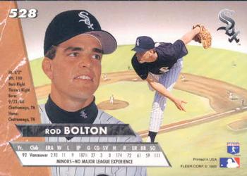 Rod Bolton  baseball card collectible - Main Image 2