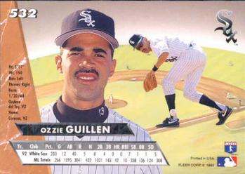 Ozzie Guillen  baseball card collectible - Main Image 2