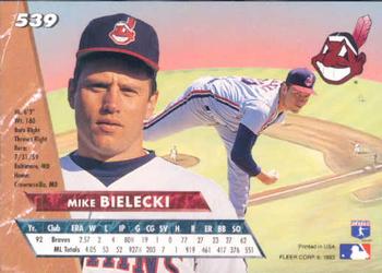 Mike Bielecki  baseball card collectible - Main Image 2