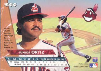 Junior Ortiz  baseball card collectible - Main Image 2