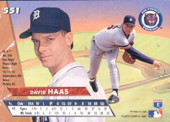 David Haas  baseball card collectible - Main Image 2