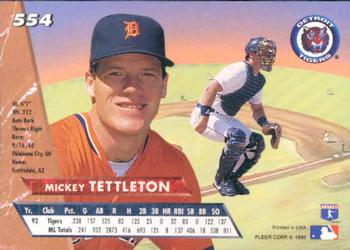 Mickey Tettleton  baseball card collectible - Main Image 2