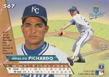 Hipolito Pichardo  baseball card collectible - Main Image 2