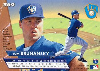 Tom Brunansky  baseball card collectible - Main Image 2