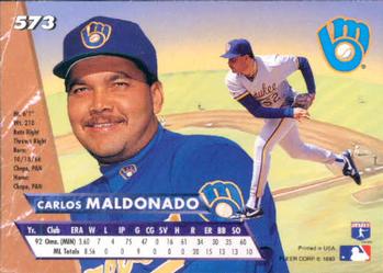 Carlos Maldonado  baseball card collectible - Main Image 2