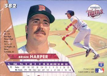Brian Harper  baseball card collectible - Main Image 2