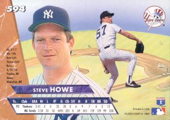 Steve Howe  baseball card collectible - Main Image 2